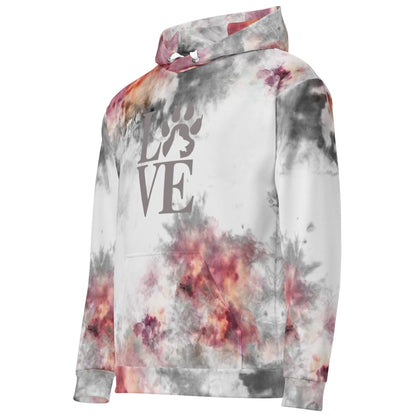 Dog Mom Grey Tie Dye Hoodie