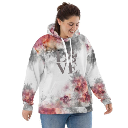 Dog Mom Grey Tie Dye Hoodie