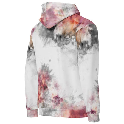 Dog Mom Grey Tie Dye Hoodie