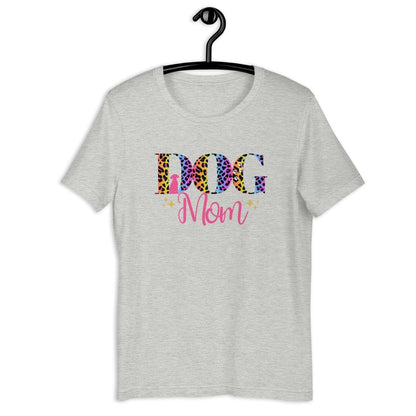 Dog Mom Leopard and Stars T-Shirt