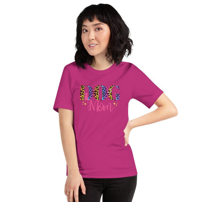 Dog Mom Leopard and Stars T-Shirt