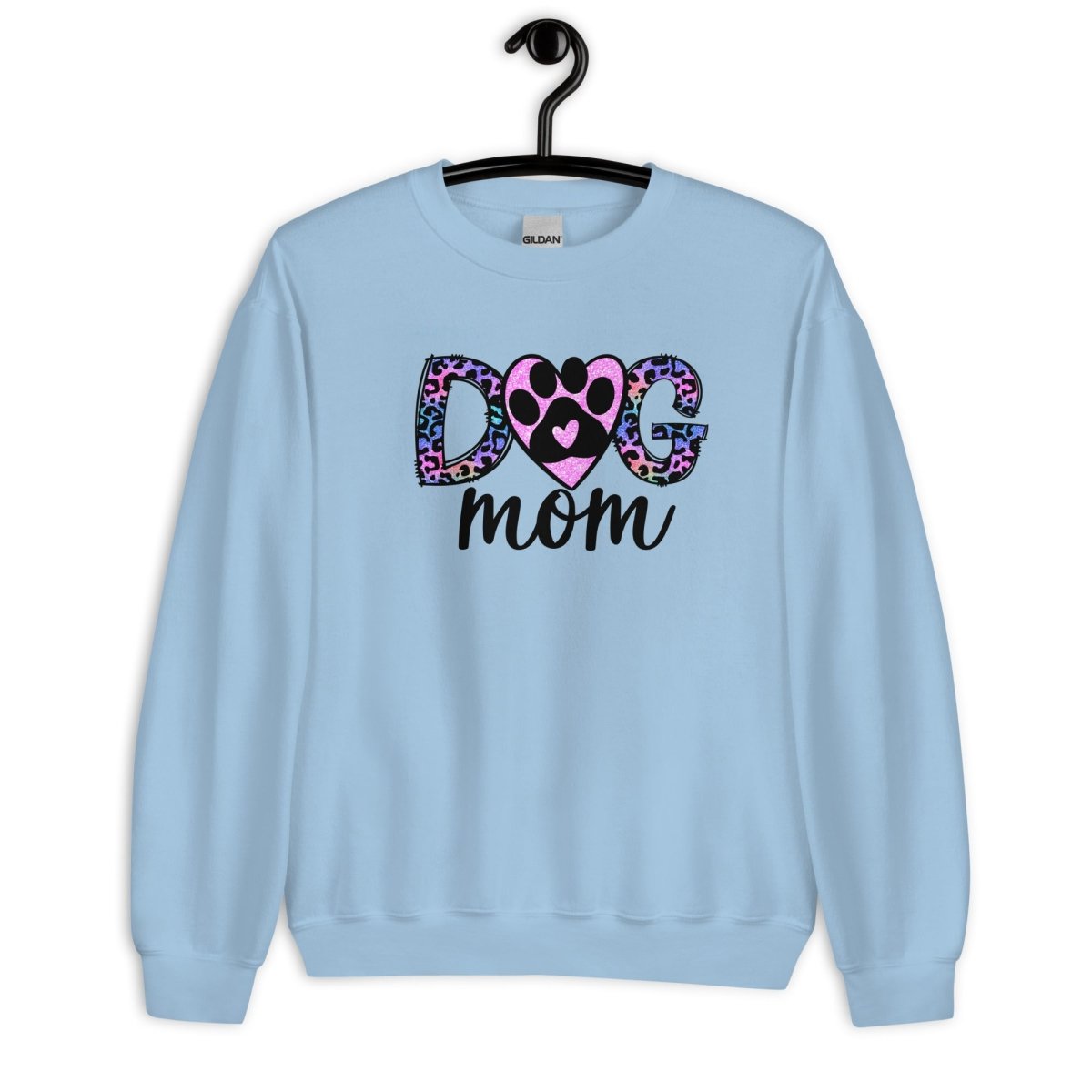 Dog Mom Leopard Paw Sweatshirt