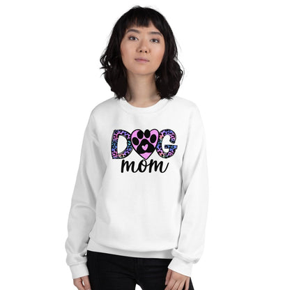 Dog Mom Leopard Paw Sweatshirt