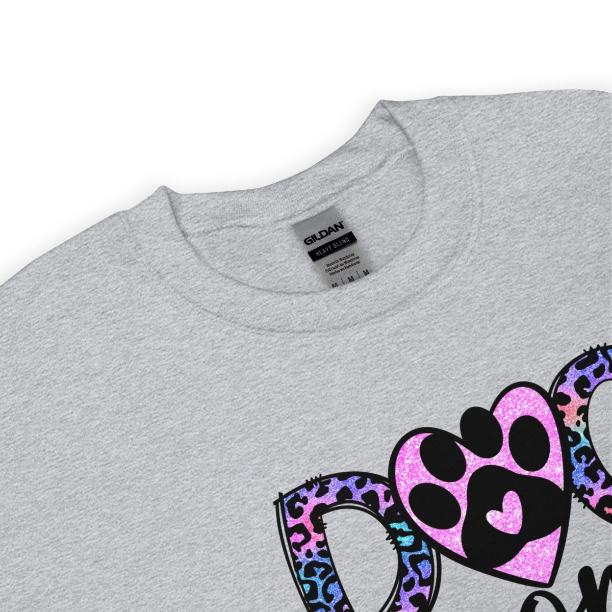 Dog Mom Leopard Paw Sweatshirt