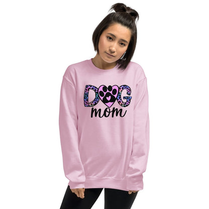 Dog Mom Leopard Paw Sweatshirt