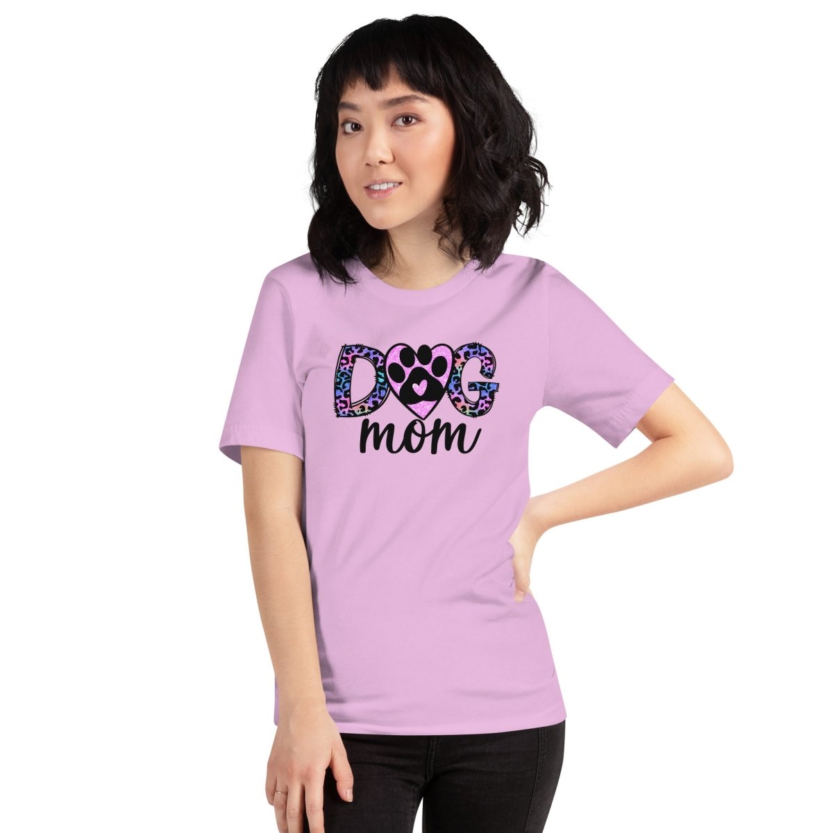 Dog Mom Leopard Paw T-Shirt