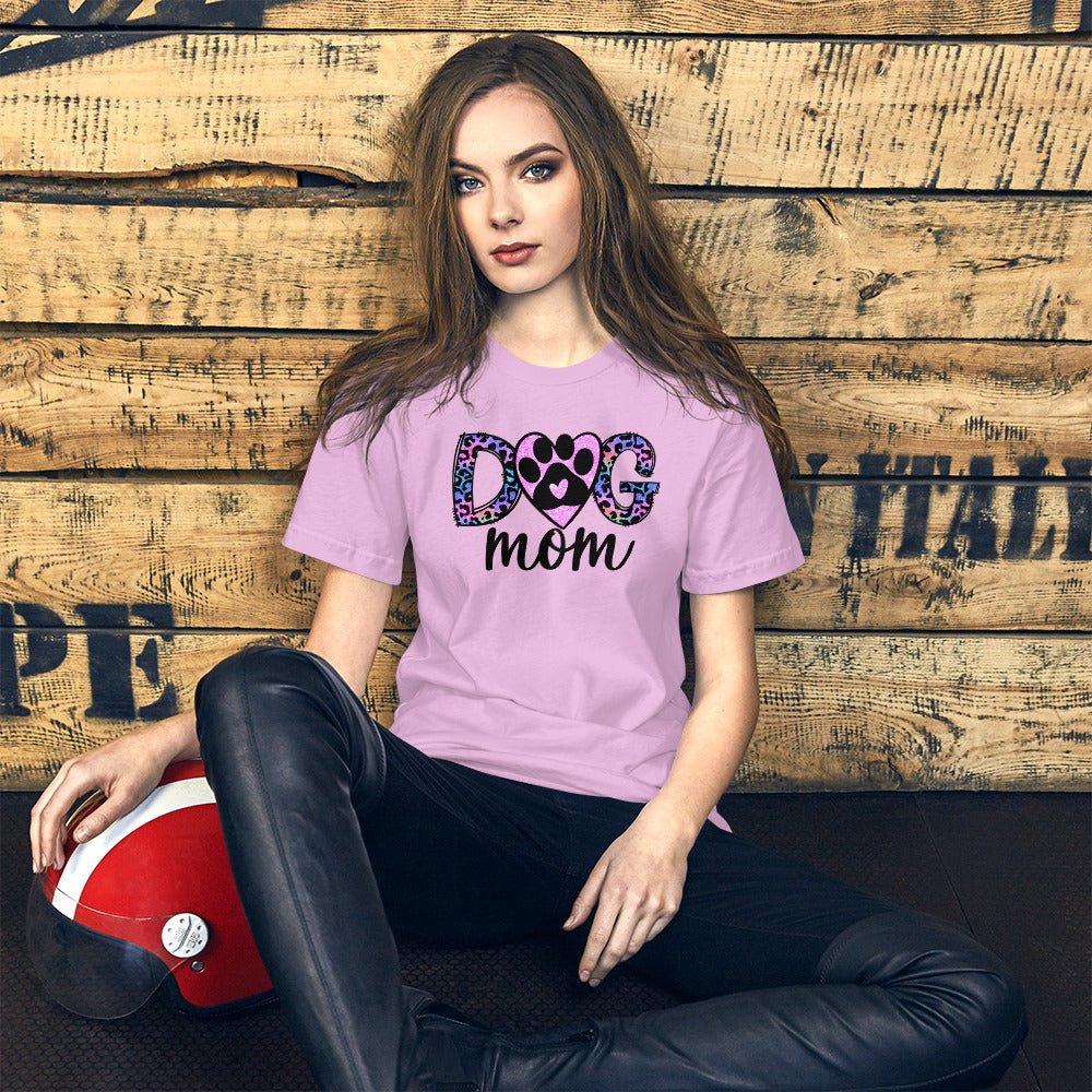 Dog Mom Leopard Paw T-Shirt