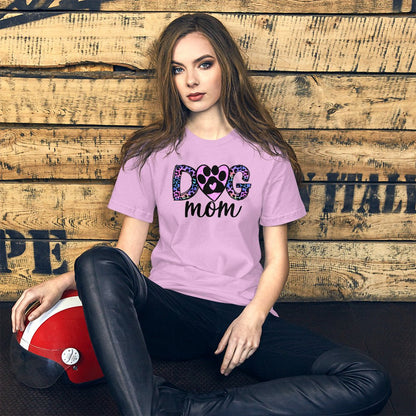 Dog Mom Leopard Paw T-Shirt