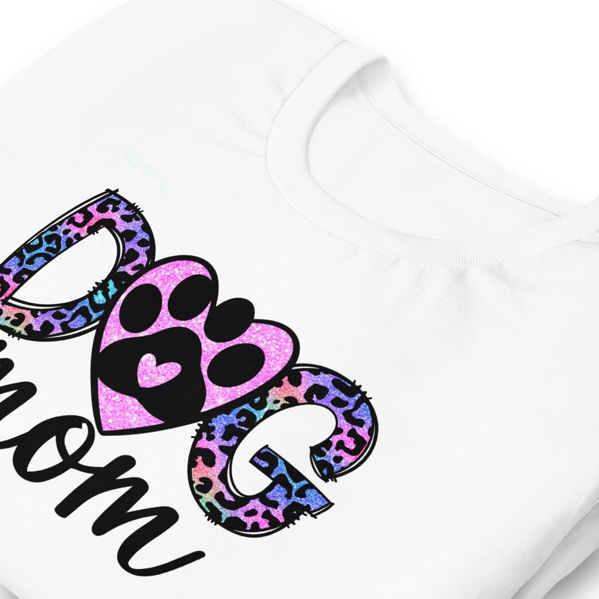 Dog Mom Leopard Paw T-Shirt