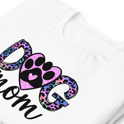 Dog Mom Leopard Paw T-Shirt