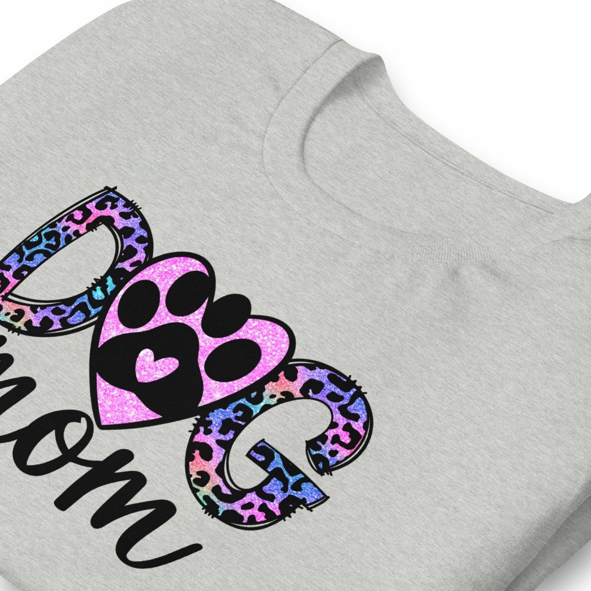 Dog Mom Leopard Paw T-Shirt