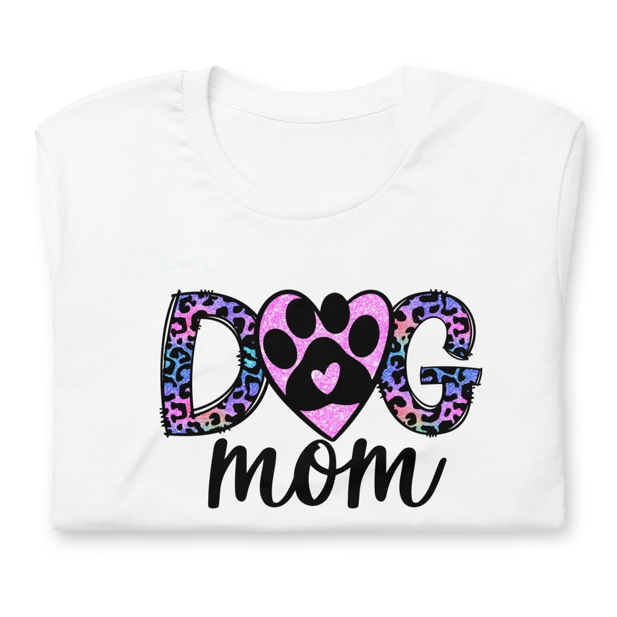 Dog Mom Leopard Paw T-Shirt