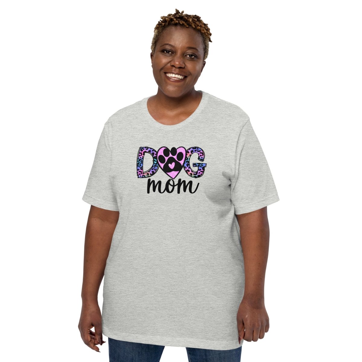 Dog Mom Leopard Paw T-Shirt