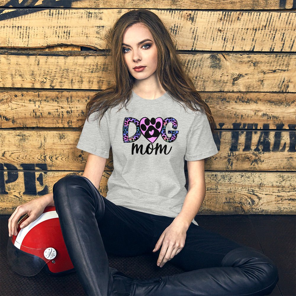 Dog Mom Leopard Paw T-Shirt
