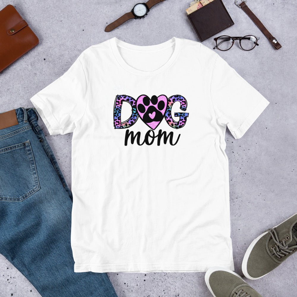 Dog Mom Leopard Paw T-Shirt