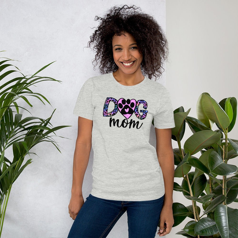 Dog Mom Leopard Paw T-Shirt