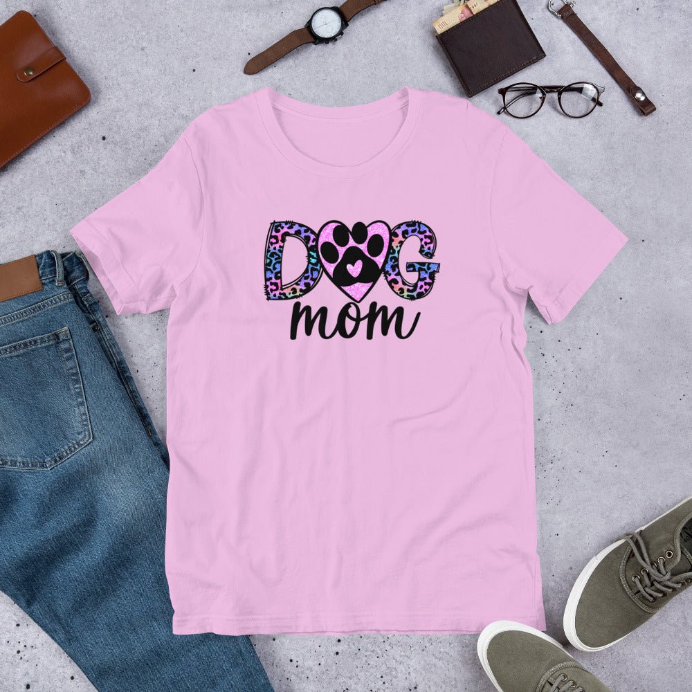 Dog Mom Leopard Paw T-Shirt