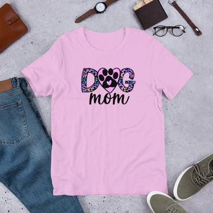 Dog Mom Leopard Paw T-Shirt