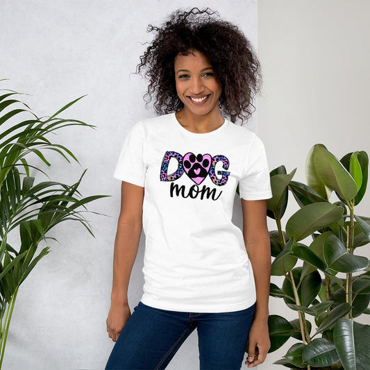 Dog Mom Leopard Paw T-Shirt
