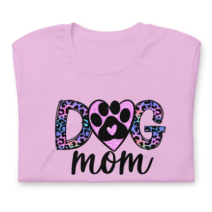 Dog Mom Leopard Paw T-Shirt