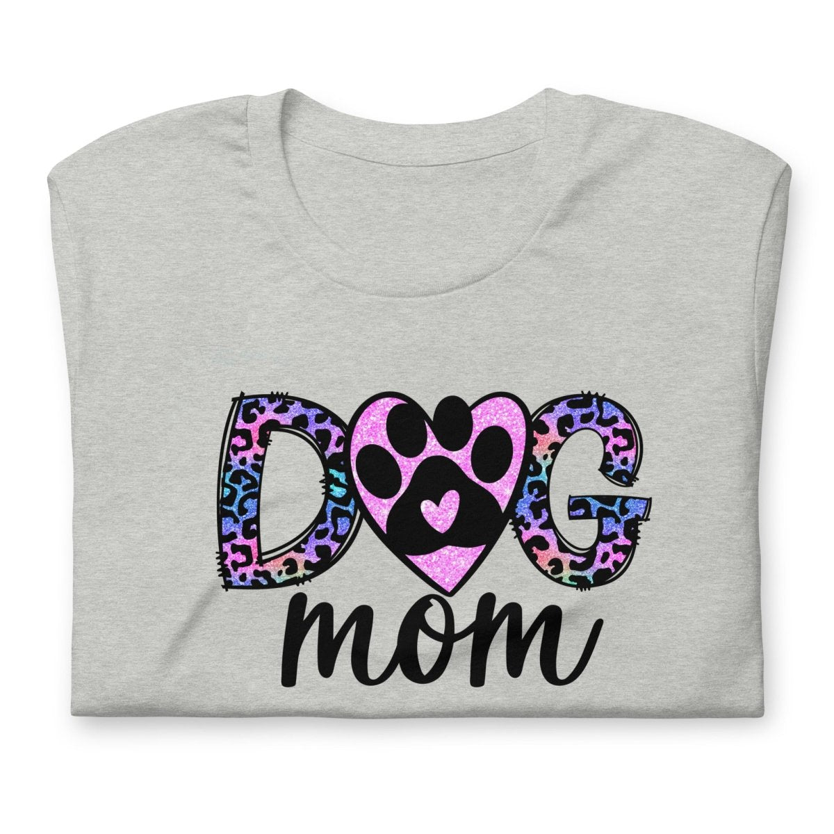 Dog Mom Leopard Paw T-Shirt