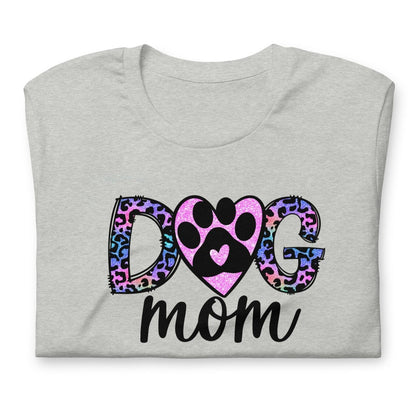 Dog Mom Leopard Paw T-Shirt