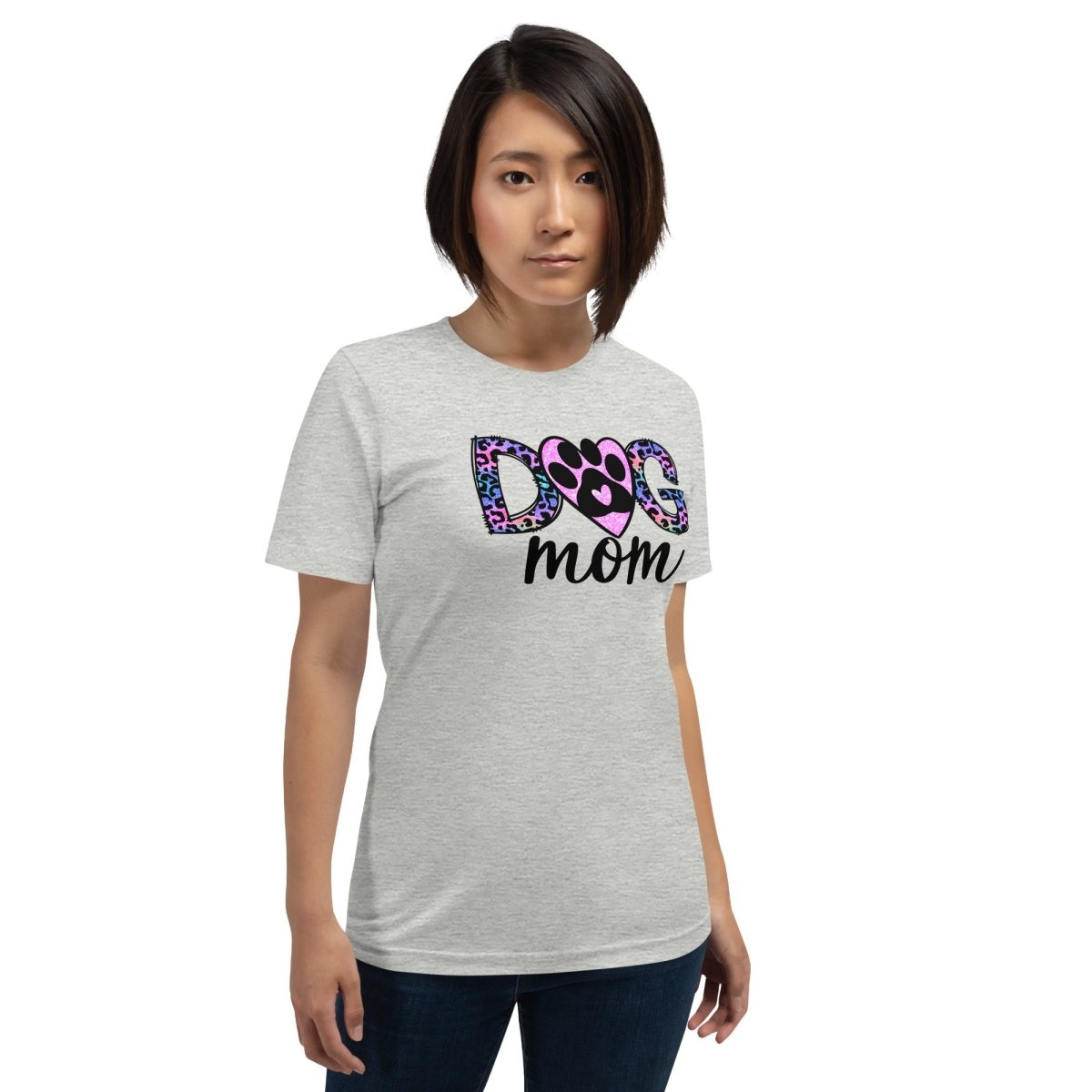 Dog Mom Leopard Paw T-Shirt