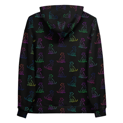 Dog Mom Rainbow Dog Hoodie