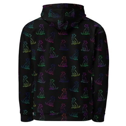 Dog Mom Rainbow Dog Hoodie