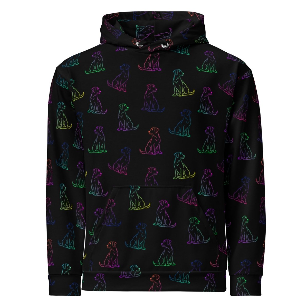 Dog Mom Rainbow Dog Hoodie