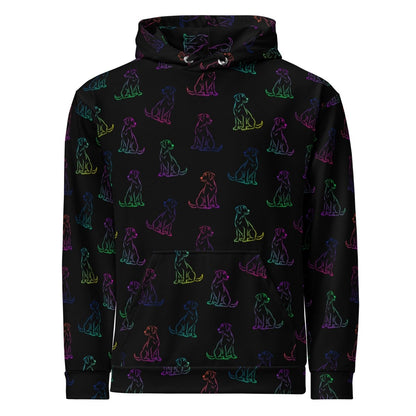 Dog Mom Rainbow Dog Hoodie