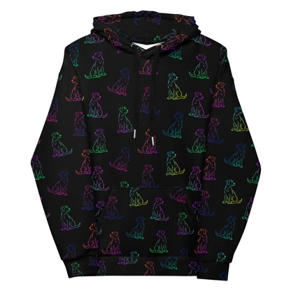 Dog Mom Rainbow Dog Hoodie