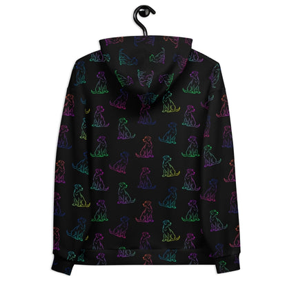 Dog Mom Rainbow Dog Hoodie