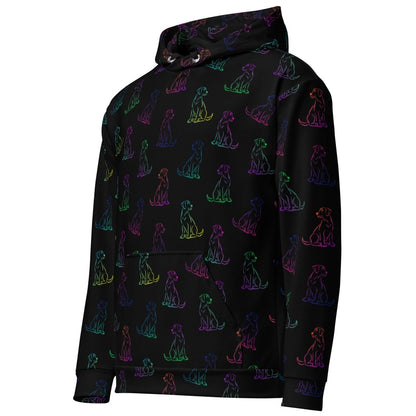 Dog Mom Rainbow Dog Hoodie