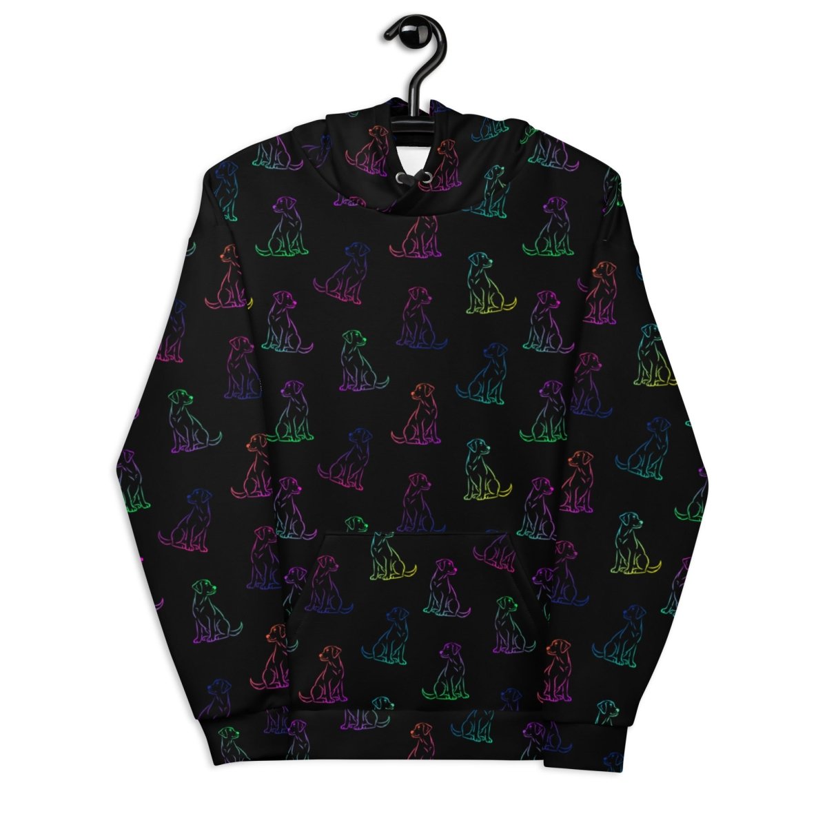 Dog Mom Rainbow Dog Hoodie