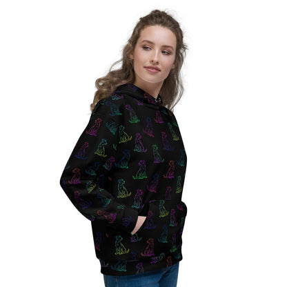 Dog Mom Rainbow Dog Hoodie