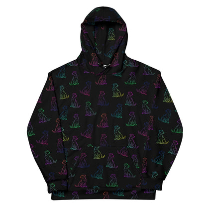 Dog Mom Rainbow Dog Hoodie