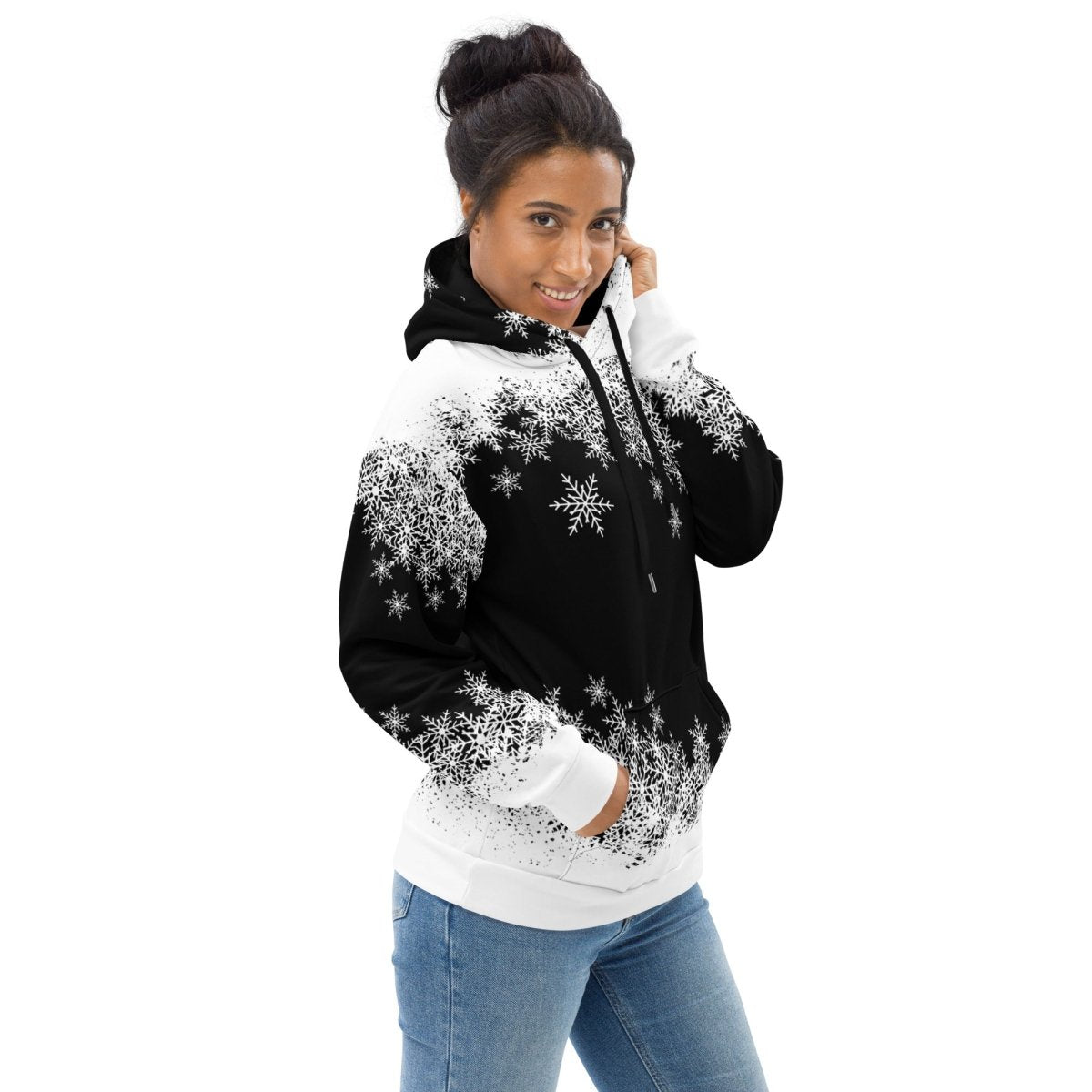 Dog Mom Snowflake Hoodie
