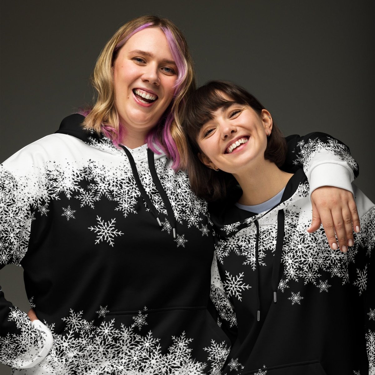 Dog Mom Snowflake Hoodie