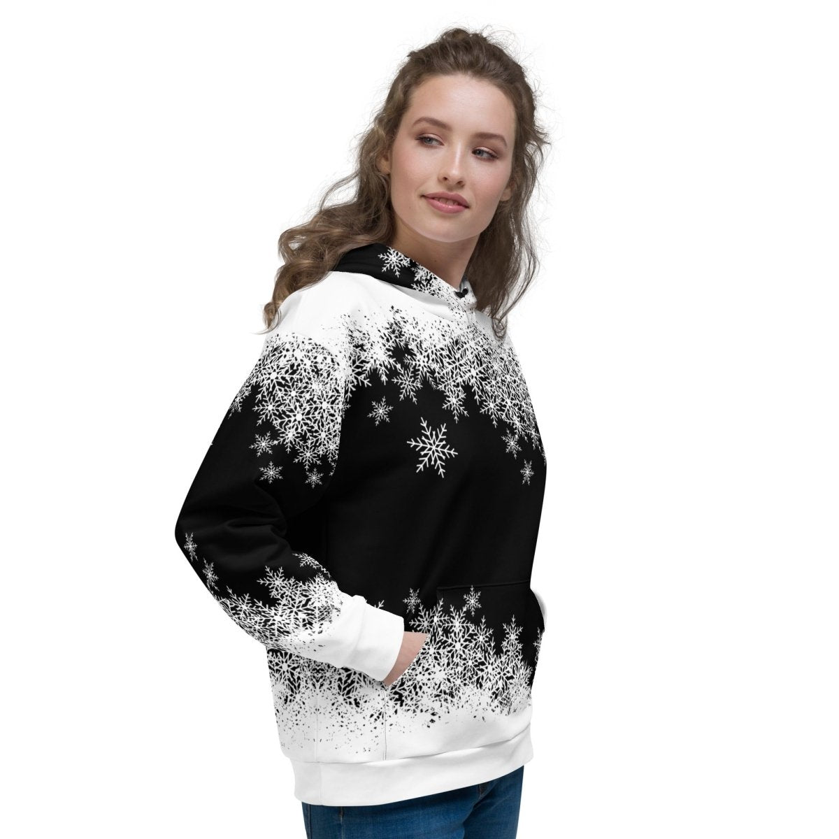 Dog Mom Snowflake Hoodie