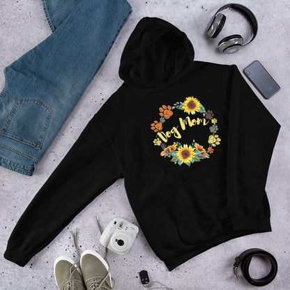 Dog Mom Sunflower Hoodie