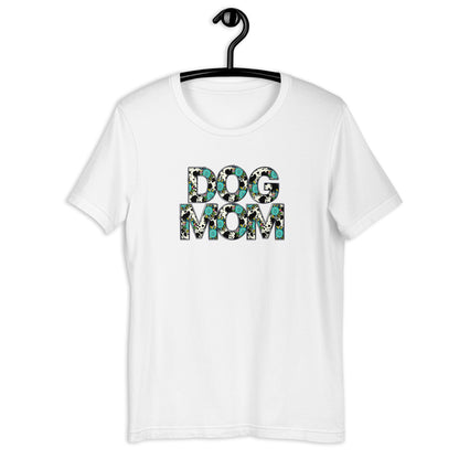 Dog Mom Teal Sunflower T-Shirt