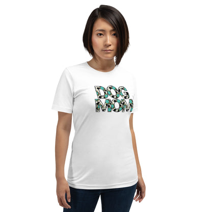 Dog Mom Teal Sunflower T-Shirt