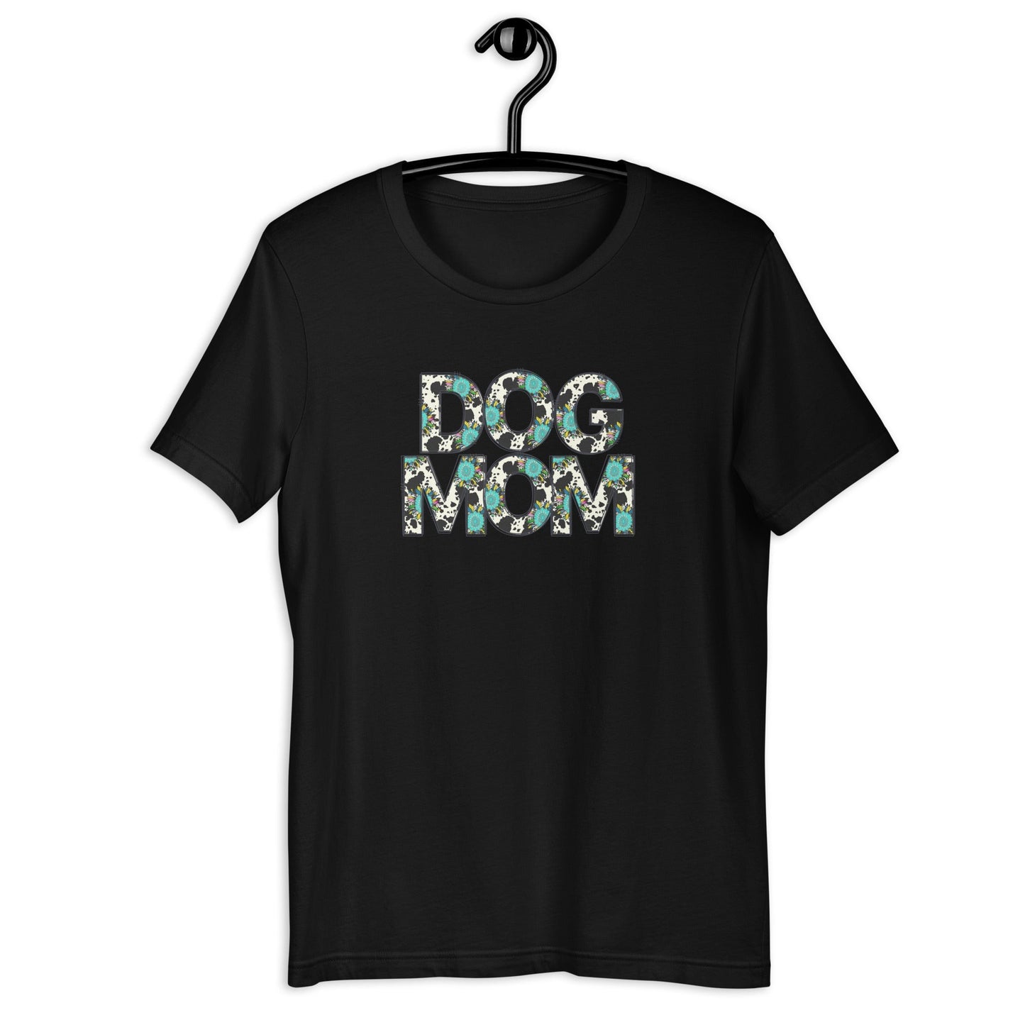 Dog Mom Teal Sunflower T-Shirt