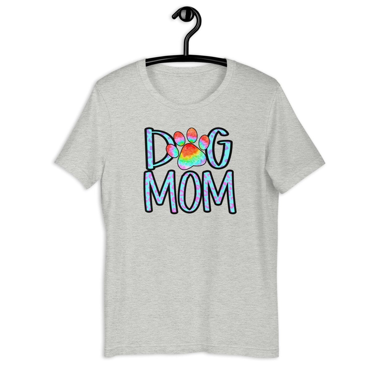 Dog Mom Tie Dye Paw T-Shirt