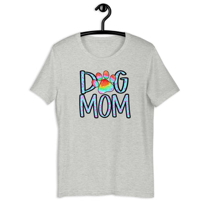 Dog Mom Tie Dye Paw T-Shirt