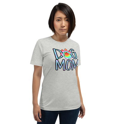 Dog Mom Tie Dye Paw T-Shirt
