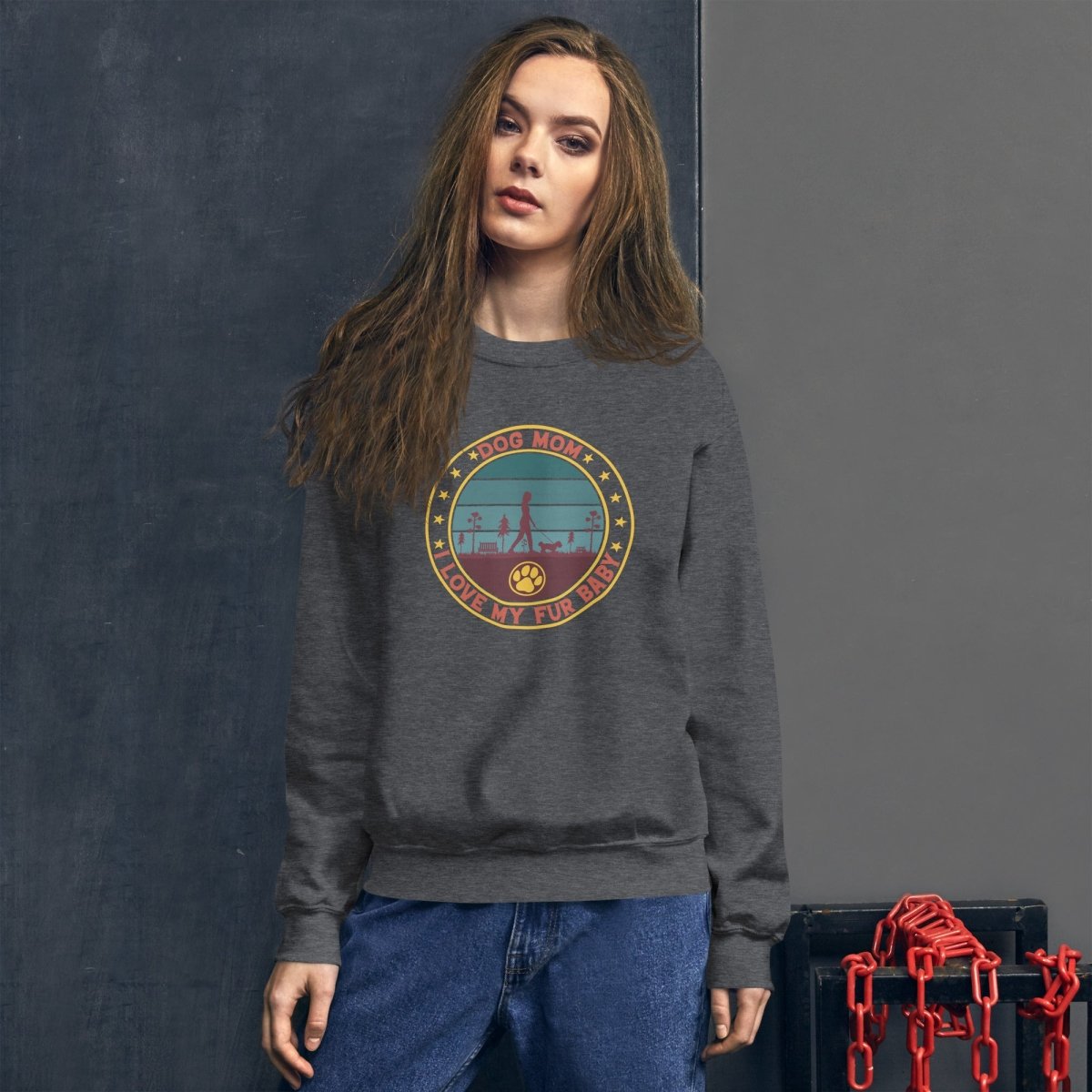 Dog Mom Vintage Sweatshirt