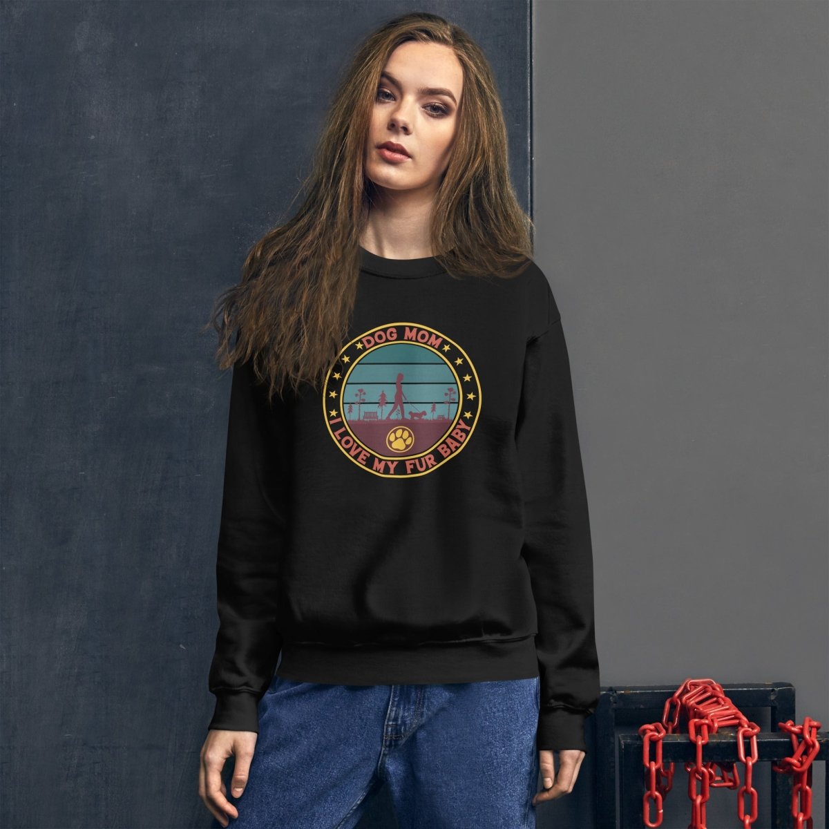 Dog Mom Vintage Sweatshirt