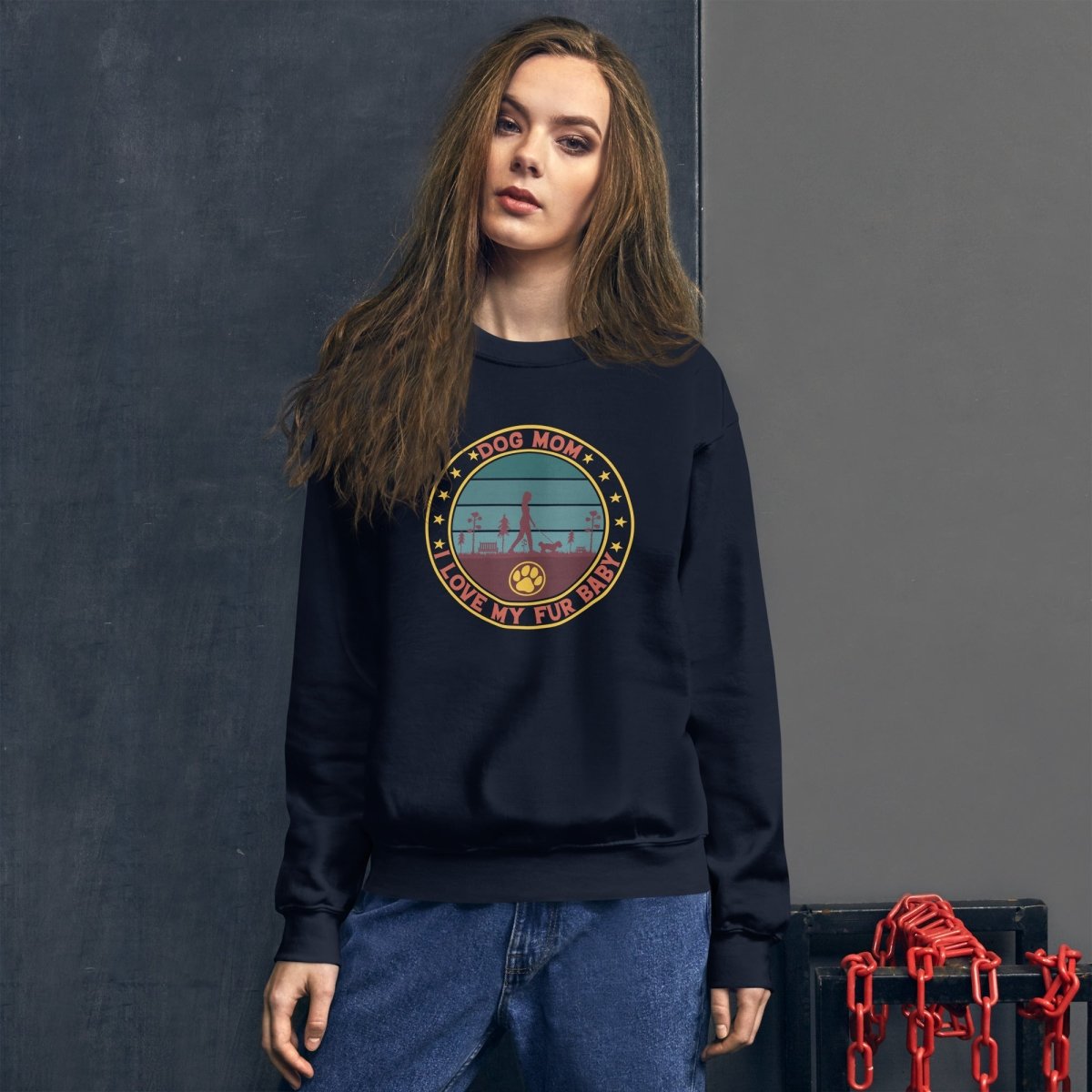 Dog Mom Vintage Sweatshirt